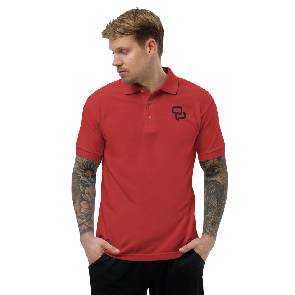 CommComm Embroidered Polo Shirt