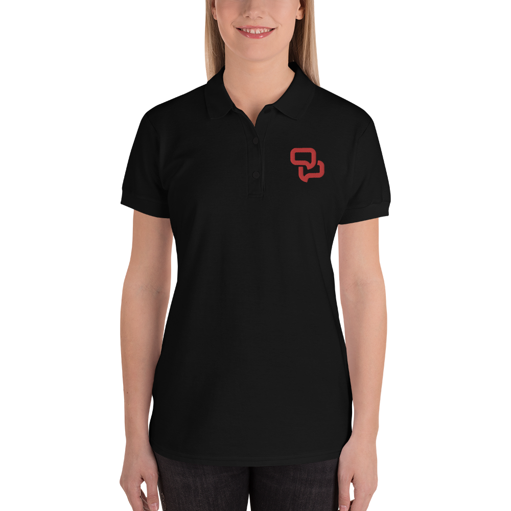 CommComm Embroidered Women's Polo Shirt