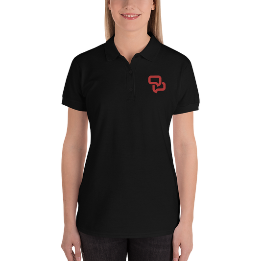 CommComm Embroidered Women's Polo Shirt