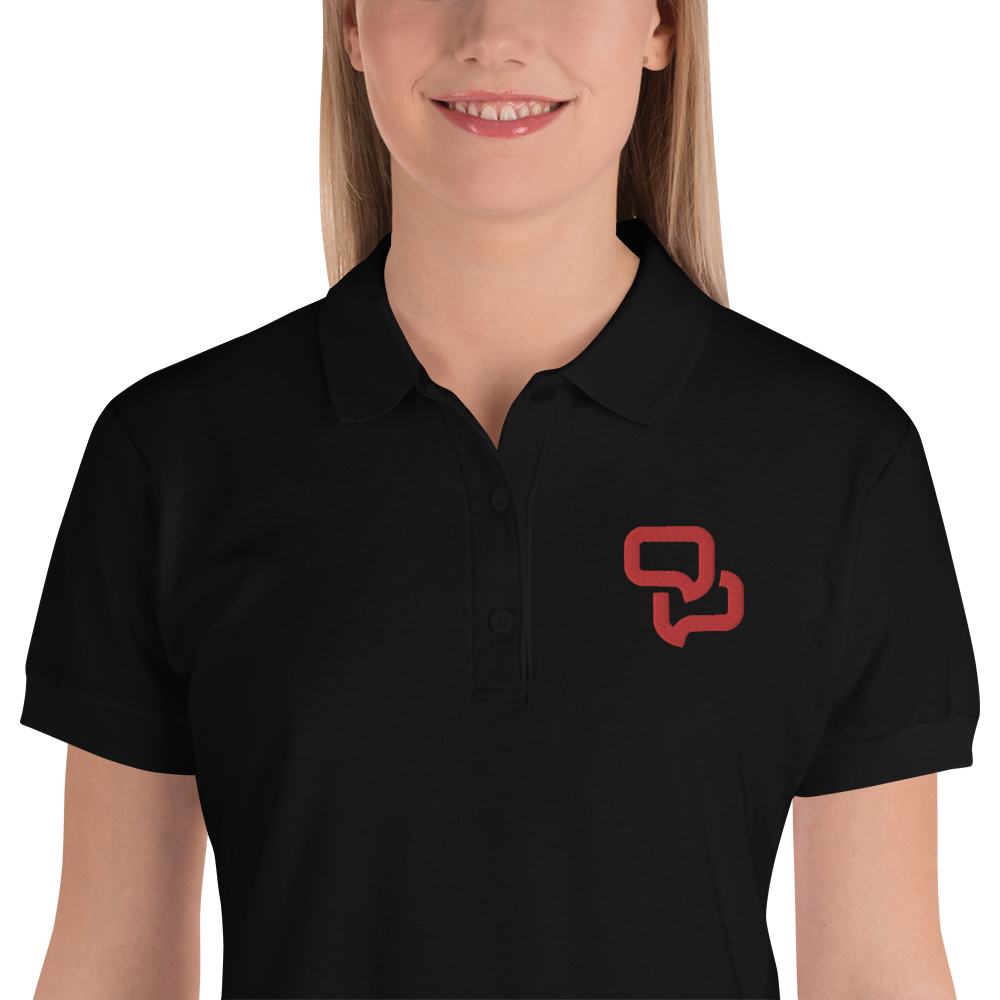 CommComm Embroidered Women's Polo Shirt