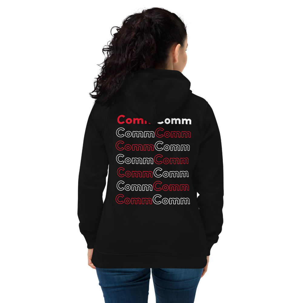 CommComm Women's eco fitted hoodie