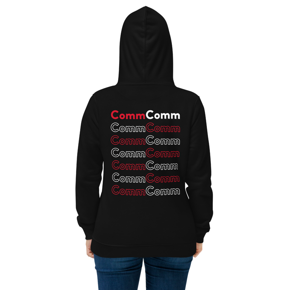 CommComm Women's eco fitted hoodie